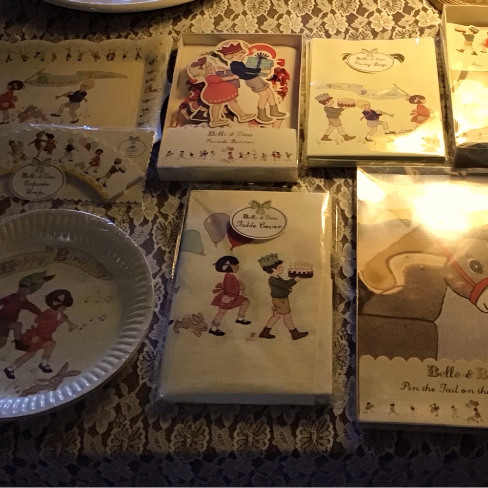 Belle and Boo Birthday Party set